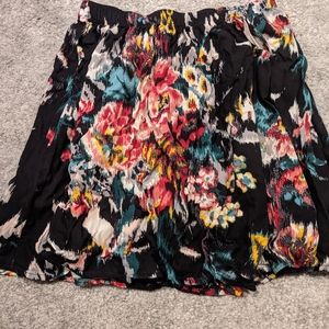 A&F floral mini skirt